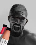 glasses grayscale meta:possibly_IAS meta:possibly_duplicate nas:gigachad soy soy_boy soylent // 972x1215 // 829.0KB