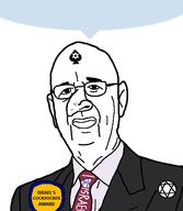 award badge bald clothes cocksucker ear eyebrows glasses israel jewish_nose klaus_schwab lips looking_at_you mouth_closed necktie no_stubble nose queen_of_spades speech_bubble speech_bubble_empty star_of_david subvariant:nuschwab suit variant:schwabjak white_skin wrinkles // 447x515 // 20.2KB