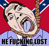 confederate george_wallace hair hanging racism rope suit_and_tie variant:bernd // 768x719 // 113.1KB
