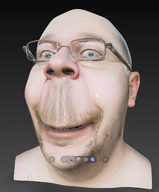3d ai_but_not_completely_ai_doe glasses neckbeard subvariant:wholesome_soyjak variant:gapejak wholesome // 1010x1216 // 1.3MB
