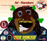 4chan 4cuck b_(4chan) bbc blacked bloodshot_eyes brony brown_yotsuba communism coomer coomer_face cum e621 gooner happy_merchant jewish_nose map_(pedophile) meta:op_took_a_selfie_of_xerself my_little_pony neovagina pedophile porn queen_of_spades retard shitskin tranny transgender_flag tyrone variant:alicia // 1439x1263 // 1.2MB