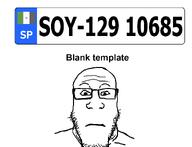 beard car_plate country glasses license_plate meta:template number_plate plate registration_plate republic_of_soyjak_party shartian_republic soy stubble template variant:neutralplier // 1450x1107 // 63.8KB