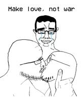 3soyjaks beard closed_mouth crying glasses hair hand kissing soyjak stubble subvariant:flarteyejak template text variant:chudjak variant:fisheyejak variant:flartson // 1024x1200 // 191.6KB