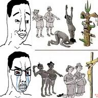 closed_mouth crying meme nigger open_mouth religion smile variant:chudjak // 2000x2000 // 855.9KB