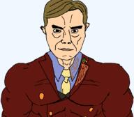 anime buff closed_mouth clothes subvariant:chudjak_front subvariant:muscular_chud suit umineko ushiromiya_krauss variant:chudjak video_game visual_novel white_skin yellow_hair // 1059x929 // 33.2KB