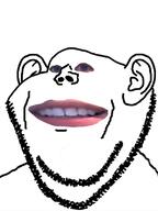 ear soyjak stubble variant:impish_soyak_ears // 598x800 // 101.1KB