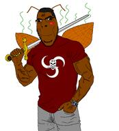 arm buff chud closed_mouth glasses hand roach smile soyjak stubble turk turkiye turkroach variant:cobson // 1834x2018 // 210.6KB