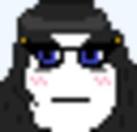 female glasses hair tanmoji tired variant:soytan // 32x31 // 654
