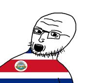 costa_rica flag flag:costa_rica glasses hair looking_to_the_left open_mouth soyjak stubble teeth torso variant:A24k wrinkles // 466x415 // 19.4KB