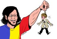 2soyjaks arm beard bloodshot_eyes blush brown_hair clothes crying glasses grin hair hand mexican_twink mexico open_mouth romania romanian_schizo smile soyjak tshirt variant:chudjak variant:markiplier_soyjak // 2731x1870 // 297.9KB