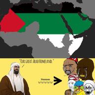 amazigh arab berber crying flag:arab_revolt keffiyeh kurd kurdistan middle_east north_africa text thob turban turkiye variant:cryboy_soyjak variant:wojak // 1080x1080 // 103.2KB