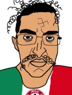 poltard brown_skin flag glasses hair italy logo mustache nazism nose pol_(4chan) shitaly shlalalalatlain swastika variant:chudjak // 720x949 // 121.3KB