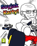game logo looking_at_you mario_kart pal pegi rating smile smug soyjak_karty text thrembo_games variant:gapejak variant:soyak // 519x642 // 87.7KB