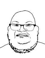 amerimutt autism fat glasses kid meta:template nuvariant obese sad soyjak stubble variant:brandon variant:soyak variant:unknown white_background white_skin youtube // 864x1113 // 49.2KB