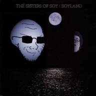 3soyjaks album_cover blush dark doomer doomer_girl female femjak glasses goth hair lipstick meta:tagme moon music night objectsoy open_mouth smile soy soyjak stubble subvariant:female_a24_slowburn sunglasses variant:a24_slowburn_soyjak variant:soyak // 600x600 // 297.6KB