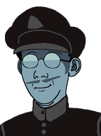 clothes collar_tabs ear glasses hat m_vonel mustache papers_please round_glasses smile smirk smirking uniform variant:kuzjak video_game // 430x580 // 12.8KB