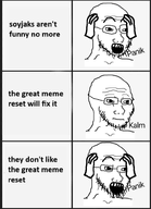 bald calm forehead_lines forehead_wrinkles gaping_mouth glasses great_meme_reset panic stubble variant:soyak // 581x800 // 128.9KB