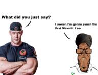 btfo buff iran islam looking_at_you mikhail_shivlyakov muscles russia shia shitskin slav star_and_crescent subvariant:euromutt text turban variant:markiplier_soyjak white_skin // 979x750 // 401.4KB