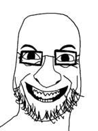 glasses mark_zuckerberg smile soyjak stubble variant:mark_zuckerberg // 544x726 // 25.2KB