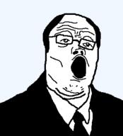 clothes fixed glasses open_mouth suit the_sopranos traced variant:tony_soprano_soyjak white_skin // 316x348 // 5.0KB