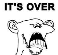 closed_eyes ear its_over laughing open_mouth soyjak stubble subvariant:splicejak text variant:impish_soyak_ears // 485x457 // 42.5KB