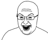 glasses open_mouth redraw soyjak variant:eric_butts // 511x425 // 7.9KB