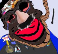 ack aryan autism autism_speaks award bald blackface bloodshot_eyes blue_eyes blue_glasses blue_shirt brown_skin brown_troonjak cap chud_(boorufag) chud_(soybooru) closed_mouth clothes clown clown_nose crying discord distorted doll_(user) fake_glasses fake_mustache fake_nose flag flag:nazi_germany flag:transgender_pride_flag froot furry gangnam_style germany giggly_goon_clown glasses goonclown green_glasses hair hat heart hitler_mustache i_love i_trans_heart jaksoy_party jassybrap jassycaca jassycuck jassyfail jassygook jassygooner jassykike jassyloser jassymutt jassynigger jassypedo jassyshitskin jassytranny jassytroon jazz_(natejak) medal meta:pornographic_content multiple_soyjaks mustache nate natejak nazi_germany nikocado_avocado nose onion open_mouth orange_skin purple_hair purple_skin puzzle red_shirt rent_free rope slopjak soviet_army_uniform soybooru soyjak_party spam spammer stubble subvariant:chudjak_front subvariant:jartycuck subvariant:muscular_chud swastika tongue tranny variant:bernd variant:chudjak variant:cobson variant:feraljak variant:kuzjak variant:soyak yellow_hair yellow_teeth // 1920x1798 // 3.4MB