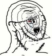 bloodshot_eyes crying hand jpeg merge multiple_soyjaks open_mouth schizo variant:a24_slowburn_soyjak variant:soyak worried // 600x655 // 79.4KB