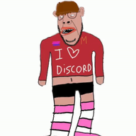 amerimutt animated bisexual brown_hair brown_skin clothes dance discord ear ext=gif flag flag:bisexual_pride_flag full_body glasses hair i_love mcdonalds meta:tagme open_mouth pride_flag sock soyjak stubble variant:cobson // 306x392 // 1.9MB