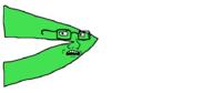 animated arrow glasses green_skin greentext scared soyjak strobe subvariant:soyak_(concerned) variant:soyak // 912x400 // 2.3MB