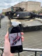 bloodshot_eyes burned burnt flag:transgender_pride_flag flag:united_states hand hanging holding_object holding_phone irl pol_(4chan) real_life rope russo_ukrainian_war suicide tank tongue tranny variant:bernd // 960x1280 // 118.3KB
