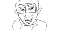 art artist:soyjakfan01 chud drawfag drawing ear eyebrows glasses hair lip_biting lips oekaki sketch soyjakfan01 variant:chudjak variant:unknown // 500x250 // 18.4KB
