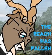 breton_(the_elder_scrolls) closed_eyes closed_mouth crying forsworn_briarheart frown glasses looking_down mask side_profile soyjak text the_elder_scrolls the_elder_scrolls_v:_skyrim the_west_has_fallen variant:chudjak video_game // 590x621 // 326.9KB