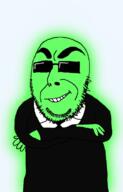 cobsontalks glasses open_mouth pointing rantsona soyjak stubble subvariant:cobsonTALKS variant:cobson // 487x763 // 149.6KB