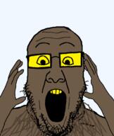 beard glasses root root_(user) subvariant:ppplier variant:markiplier_soyjak variant:ppp // 519x616 // 98.1KB