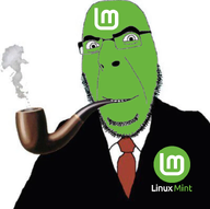 clothes linux_mint mint mint_green_skin necktie pipe red_tie smoke smoking smoking_pipe suit suit_and_tie variant:cobson white_background // 749x747 // 228.0KB