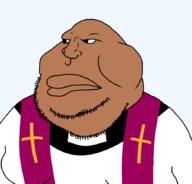 brown_skin christian_cross christian_identity christianity clothes priest stubble tallit variant:meximutt // 888x849 // 45.9KB