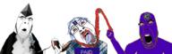 3soyjaks Cobson_face ack angry blue blue_hair blue_skin chainlink crypto cryptocurrency glasses hair kleros mustache noose open_mouth plaid rope smoke soyjakbitcoin stubble teeth text tongue variant:bernd variant:cobson // 1515x482 // 526.4KB