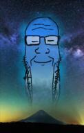 calm calm mountain night sky variant:markiplier_soyjak // 686x1080 // 1.3MB