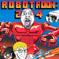 bloodshot_eyes clothes crying happy_merchant hat jewish_nose judaism kike kippah nate_higgers open_mouth robot robotron_2084 rope soyjak suicide tongue troon variant:bernd variant:soyak variant:soytan // 1024x1024 // 1.2MB