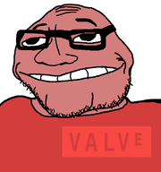 bald chin glasses logo smirk soyjak stubble subvariant:lakuse transparent_background valve variant:smugjak wrinkles // 600x640 // 13.7KB