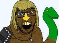 beak glasses heterochromia meta:tagme snake stubble variant:feraljak xavier_(xavier_renegade_angel) xavier_renegade_angel // 2356x1709 // 186.1KB