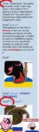 4soyjaks ack animal_ears bbc black_skin bloodshot_eyes brown_skin chud_(soybooru) distorted ear facial_mark flag:russia flag:ukraine hair hanging hohol laughing_pepe mutt noose pink_skin queen_of_spades rope russia russo_ukrainian_war samefag slopjak soybooru soyjak spade stubble subvariant:jartycuck text ukraine variant:bernd variant:chudjak variant:impish_soyak_ears vatnik white_skin // 550x1853 // 866.4KB