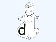 arm belly butt closed_mouth comic_sans full_body glasses leg letter nipple smile stubble subvariant:wholesome_soyjak variant:gapejak // 1066x800 // 82.9KB