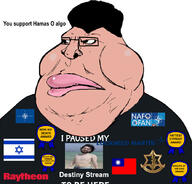award china destiny_(streamer) drew_pavlou flag flag:israel flag:nato flag:taiwan hebrew_text idf israel lockheed_martin nafo nato star_(symbol) star_of_david taiwan text variant:meximutt // 888x849 // 114.3KB