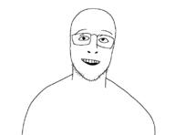 glasses smile soyjak stubble template variant:unknown // 800x616 // 20.4KB