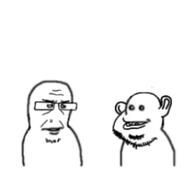 amerimutt angry fallenchungus meta:semi_nas smile style_emulation subvariant:euromutt subvariant:impish_amerimutt variant:impish_soyak_ears variant:markiplier_soyjak // 1000x1040 // 73.5KB