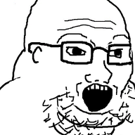 double_chin ear fat glasses open_mouth soyjak stubble variant:soyak // 633x758 // 49.7KB