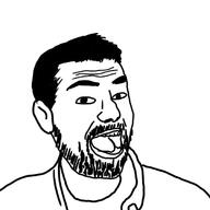 clothes ear hair open_mouth soyjak stubble variant:unknown // 680x680 // 155.2KB