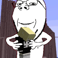 animated arm full_body glasses hand holding_object leg minecraft nate poyopoyo smile soyjak stubble subvariant:wholesome_soyjak urouro variant:gapejak // 240x400 // 574.2KB